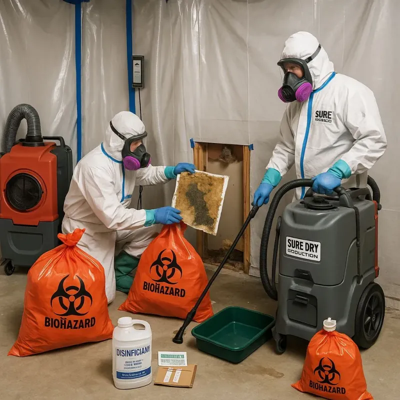 Contaminated Water Handling Protocols process in Aurora, TX